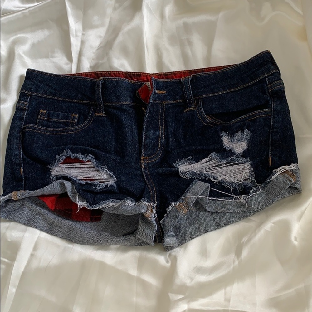 Denim shorts